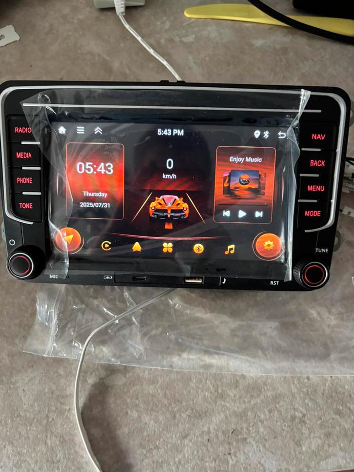 Volkswagen RNS 510 met CarPlay & Android Auto, Auto diversen, Autoradio's, Nieuw, Ophalen of Verzenden