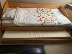 Eenpersoonsbed met onderschuifbed, Huis en Inrichting, Slaapkamer | Bedden, Ophalen, Gebruikt, 90 cm, 200 cm