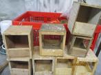 nestkastjes   hout, Ophalen, Zo goed als nieuw, Kooi-accessoires