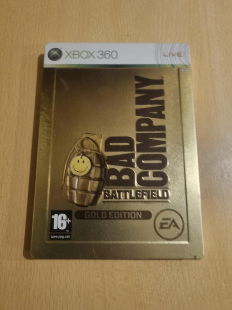 Battlefield bad company gold edition steelcase xbox 360, Shooter, 1 speler, Ophalen of Verzenden, Zo goed als nieuw