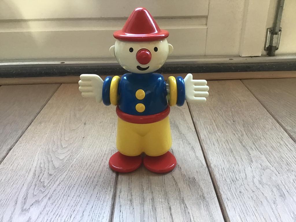 Ambi Toys clown Charlie druk op de rode neus en je hoort een, Ophalen of Verzenden, Zo goed als nieuw, Overige typen