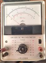 Leader LMV-87A AC Millivoltmeter - Vintage Meetapparaat, Ophalen of Verzenden
