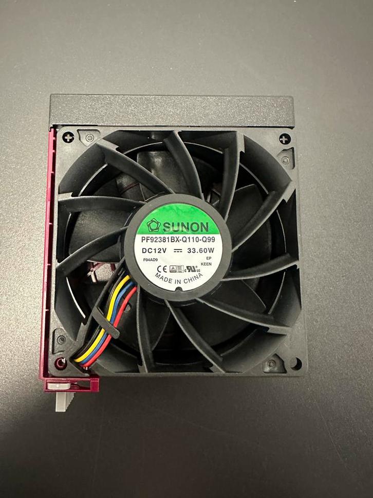 HP Server Koelventilator 879815-001 Sunon PF92381BX-Q110-Q99, Computers en Software, Computerkoelers, Gebruikt, Luchtkoeling, Ophalen of Verzenden