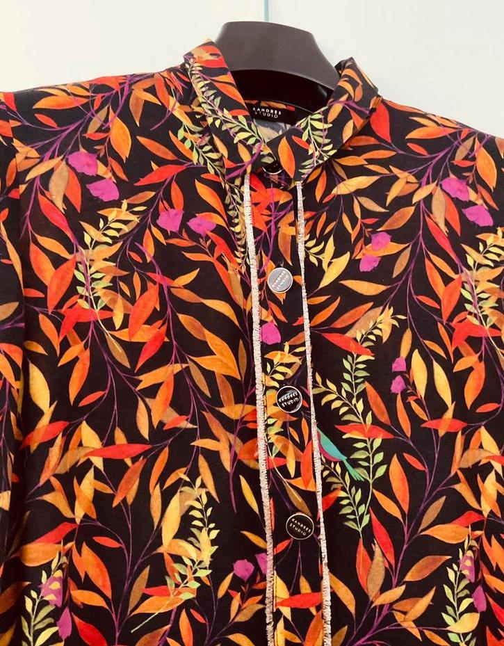 XANDRES STUDIO MAXI JURK, Kleding | Dames, Jurken, Zo goed als nieuw, Maat 36 (S), Onder de knie, Verzenden