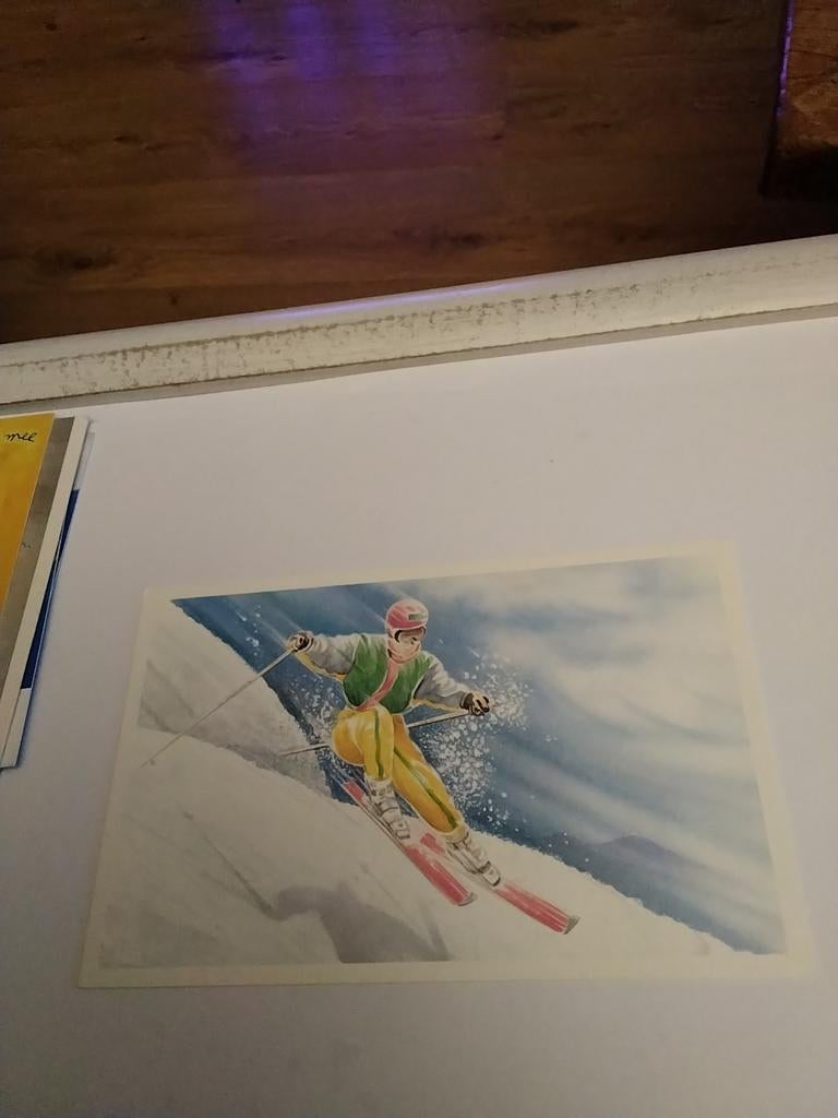 SKIEN, Verzamelen, Ansichtkaarten | Themakaarten, Ophalen of Verzenden, Sport en Spel