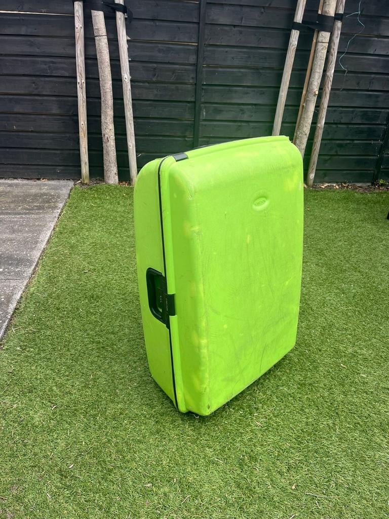 Grote koffer Carlton, Sieraden, Tassen en Uiterlijk, Koffers, Gebruikt, Hard kunststof, 70 cm of meer, 45 tot 55 cm, Wieltjes