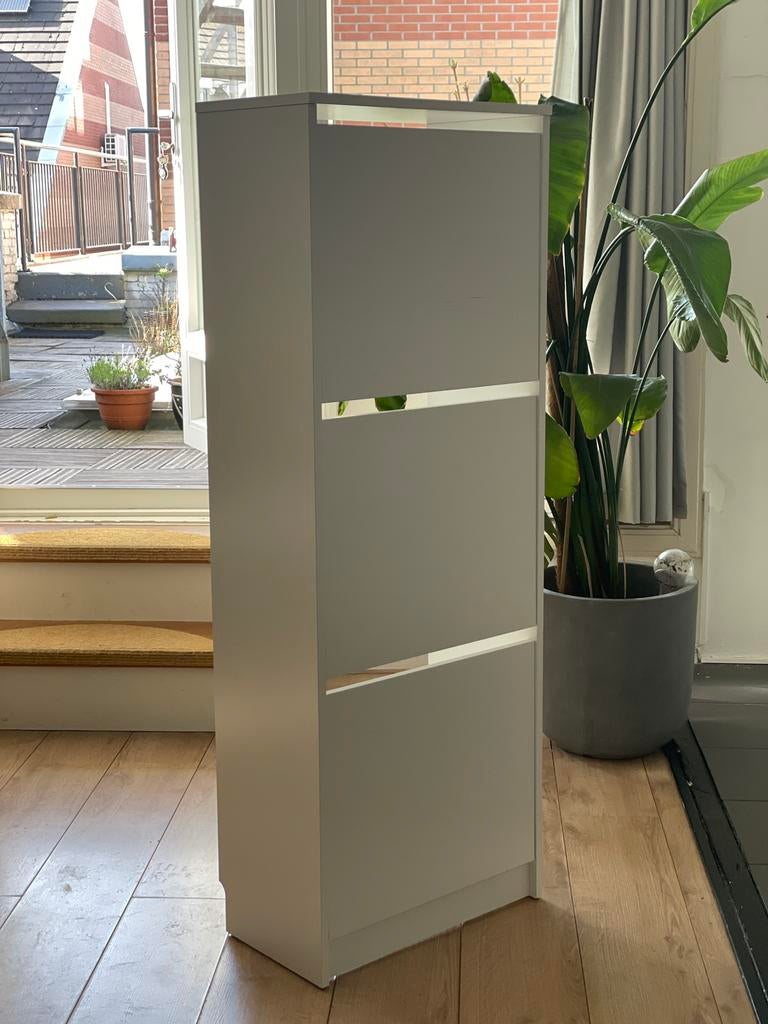 Ikea Bissa schoenenkast 3 vakken (12 paar schoenen), Huis en Inrichting, Kasten | Schoenenkasten, Ophalen, Gebruikt
