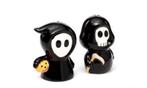 Skull Boy & Ghost Boy Peper- en Zoutstel Halloween, Ophalen of Verzenden, Nieuw, Overige typen, Halloween of Griezel