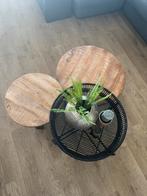 Salontafeltjes van mangohout - De Bommel, Ophalen, Gebruikt, 50 tot 100 cm, Rond