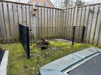 Dubbelstaafmat hekwerk (konijnenren), Tuin en Terras, Tuinhekken en Hekwerk, Ophalen, Gebruikt, IJzer, Dubbelstaafmat hekwerk