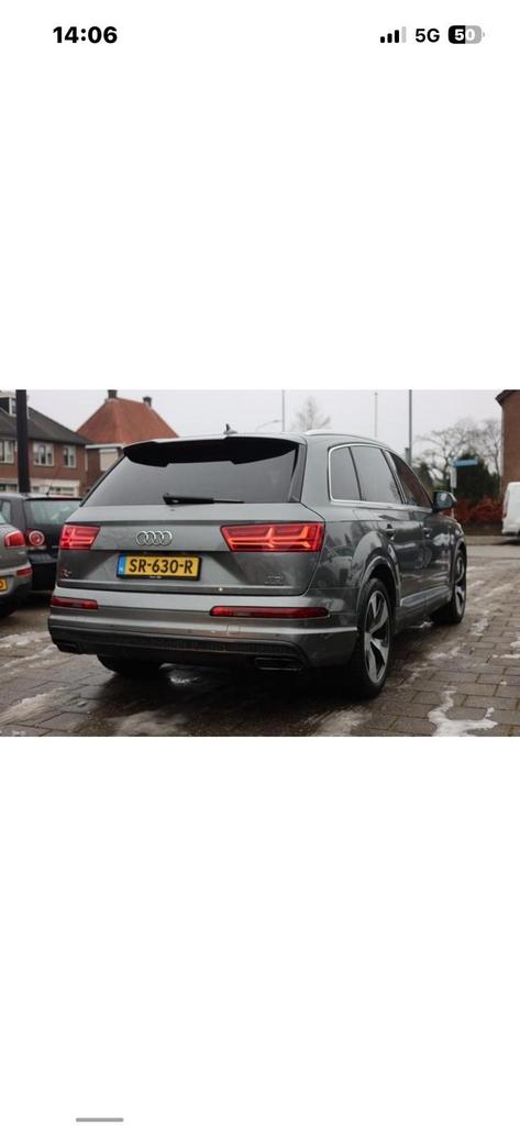 Audi Q7 3.0 TDI 200KW Quattro Tiptronic 2017 Grijs, Auto's, Automaat, 241 €/maand, 7 stoelen, 272 pk