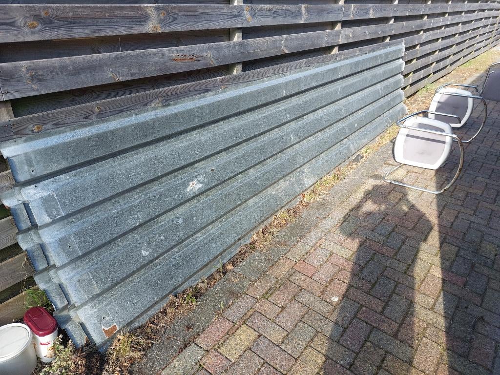 dakplaten (metaal), Dakplaat of Dakpanplaat, Gebruikt, Ophalen of Verzenden, Minder dan 5 m²