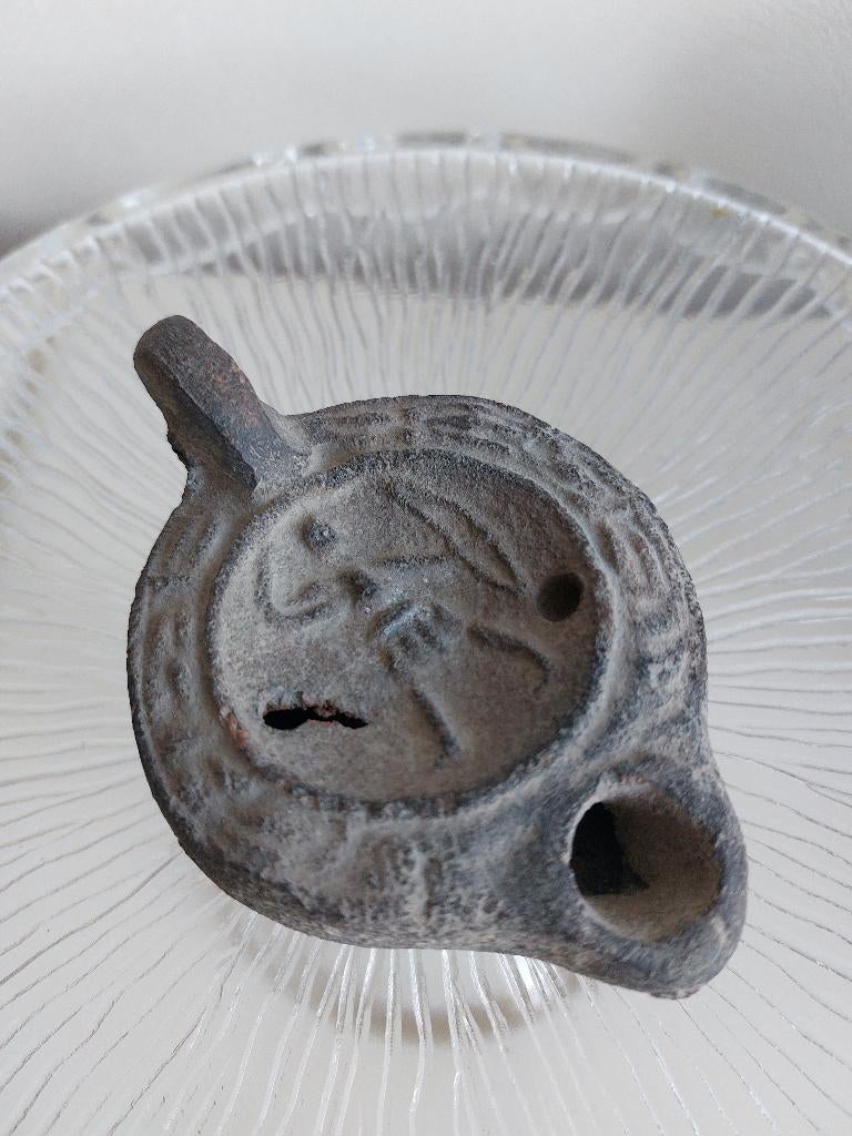 Oud-Romeins olielamp, Antiek en Kunst, Antiek | Keramiek en Aardewerk, Ophalen