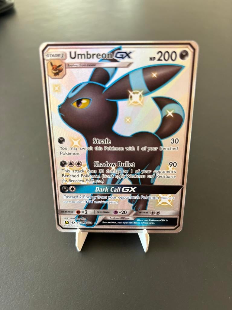 Umbreon GX Hidden Fates HIF SV 69, Ophalen of Verzenden, Zo goed als nieuw