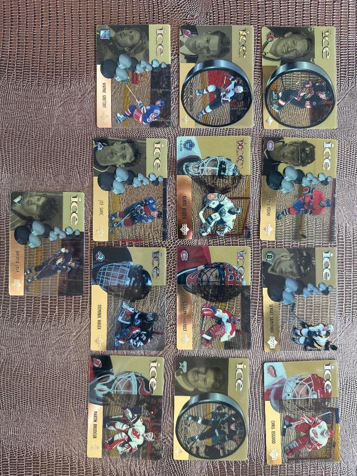 Upper deck ICE 1998, Hobby en Vrije tijd, Stickers en Plaatjes, Gebruikt, Meerdere plaatjes, Ophalen of Verzenden