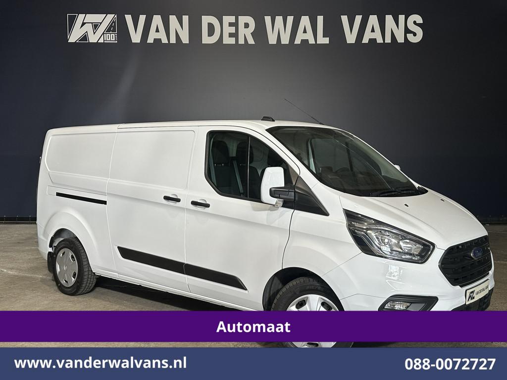 Ford Transit Custom 2.0 TDCI 131pk Automaat L2H1 Inrichting, Auto's, 4 cilinders, Wit, 2223 kg, Bedrijf