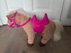 BABYborn Speelgoedpaard met roze zadel en teugels, Ophalen, Gebruikt, Jongen of Meisje