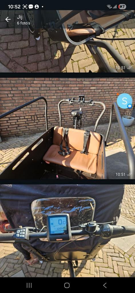 Elektrische bakfiets vogue, Fietsen en Brommers, Fietsen | Bakfietsen, Zo goed als nieuw, Overige merken, 4 kinderen of meer, Elektrisch