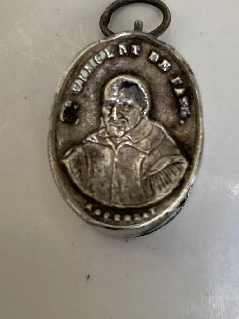 Antiek zilveren reliekhouder kerk Vincent, Verzenden