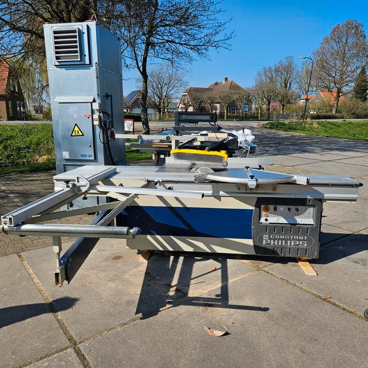 Constant Philips formaatzaag 3200mm, 7,5pk, bj 1996, Doe-het-zelf en Verbouw, Gereedschap | Zaagmachines, Gebruikt, Cirkelzaag
