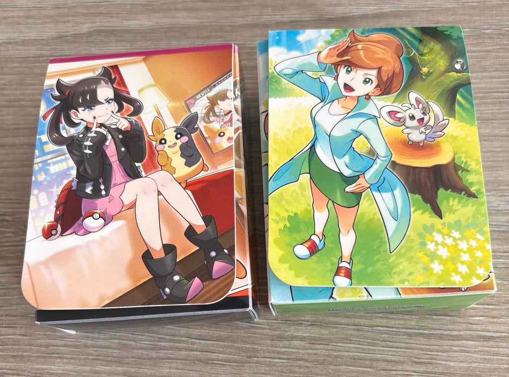 Lege Pokémon Deckboxen - Marnie & Professor Juniper, Ophalen of Verzenden, Gebruikt, Overige typen