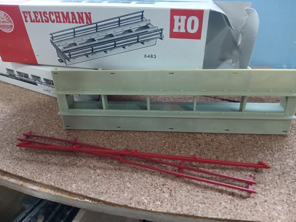 Fleischmann 6483 verleng  stuk voor de kiep installatie, Hobby en Vrije tijd, Modeltreinen | H0, Gelijkstroom, Fleischmann, Nieuw