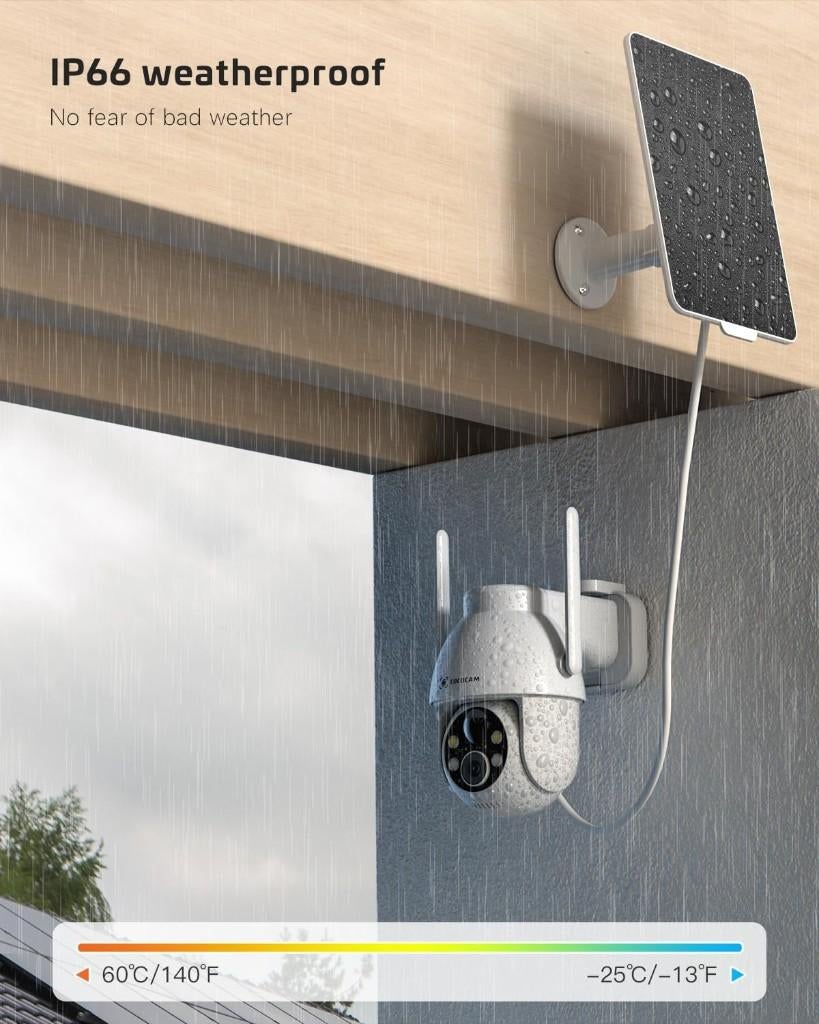 Cococam ZY-C2, 2K Zonne Bewakingscamera Buiten, PTZ WLAN, Shenzhen Jingwei Chicheng Technology Co., Ltd., Buitencamera, B606, Building 1, Area A, Baoan Internet Industry Base Haoye Community, Xixiang Street, Baoan District Shenzhen, Guangdong, CN