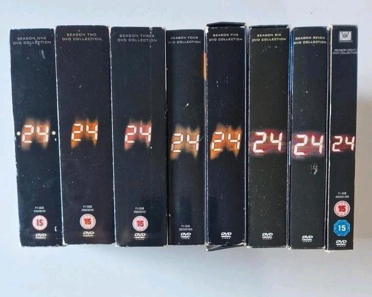 24 DVD Boxset - Seizoen 1-8, Cd's en Dvd's, Dvd's | Tv en Series, Vanaf 12 jaar, Ophalen of Verzenden, Gebruikt, Boxset