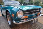 Originele TRIUMPH TR6 PI in top drivers condition, Auto's, 2500 cc, Beige, Blauw, Handgeschakeld