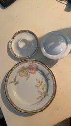 Hutschenreuther Galleria. Ontbijtbordjes en suikerpot., Antiek en Kunst, Ophalen of Verzenden