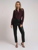 Zwarte Lange Leren Broek - Fifth House * Mt. 38 / 40 *, Kleding | Dames, Maat 38/40 (M), Zwart, Ophalen of Verzenden, Zo goed als nieuw