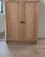 IKEA Billy / Oxberg boekenkast, Ophalen, Met deur(en), 100 tot 150 cm, Eikenhout