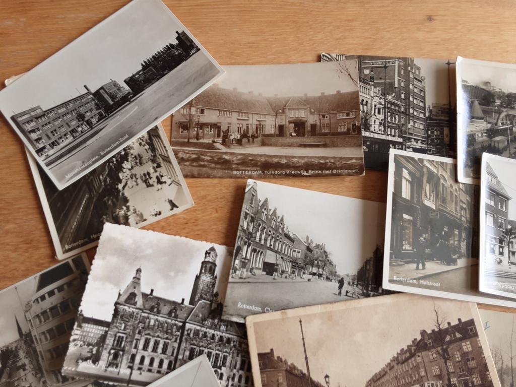 Stapel/Verzameling/Partij oude ansichtkaarten van Rotterdam, Ophalen of Verzenden, Voor 1920, Zuid-Holland