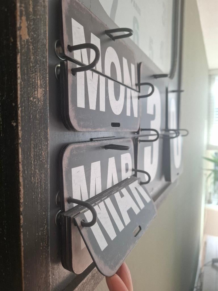 Wand klok, Ophalen, Zo goed als nieuw, Analoog, Wandklok