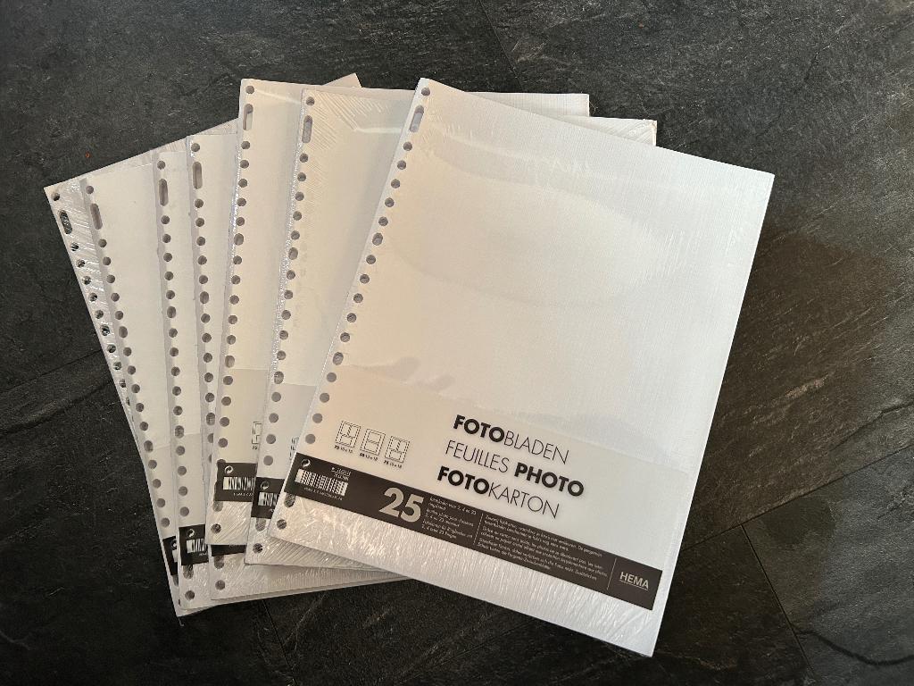 6 Nieuwe pakken Hema foto bladen, Audio, Tv en Foto, Fotoalbums en Accessoires, Ophalen, Nieuw, Fotoalbum-accessoire