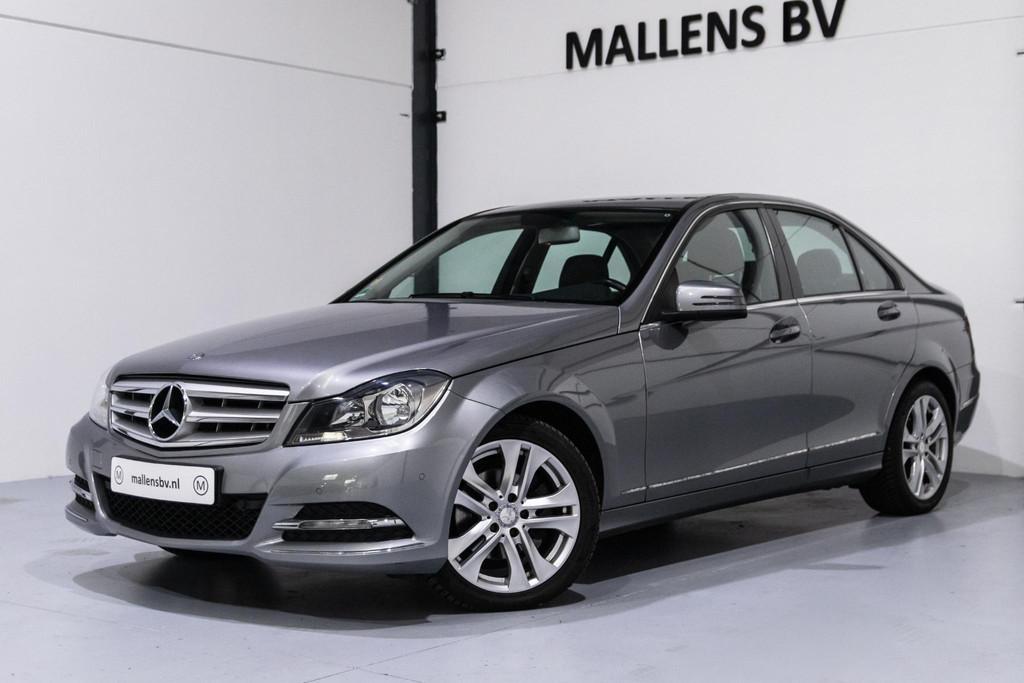 Mercedes-Benz C-klasse 180 Avantgarde SCHUIFDAK/BTW/AUTOMAAT, Euro 5, Zwart, 1595 cc, Bedrijf