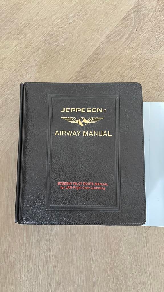 Jeppesen airway manual & airway manual service, Ophalen of Verzenden, Beta, Zo goed als nieuw, WO