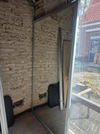 2 paxkast schuifdeuren + rails., Ophalen of Verzenden, Zo goed als nieuw, 200 cm of meer, 200 cm of meer