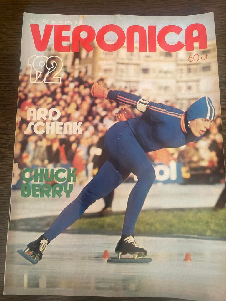 Veronicablad 1972, Ophalen of Verzenden, Gelezen, Muziek, Film of Tv