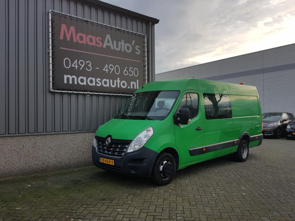 Renault Master T35 2.3 dCi L3/H3 dubbel-lucht dubbel-cabine, Auto's, Bestelauto's, Euro 5, Gebruikt, 4 cilinders, Met garantie (alle)