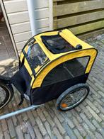 Gele hondenkar voor de fiets, Ophalen, Zo goed als nieuw, Hondenkar, 20 tot 40 kg