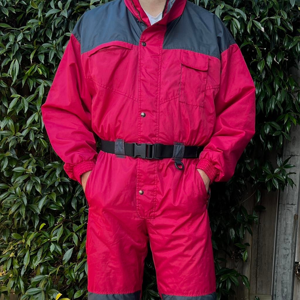 Vintage Retro Skipak (L), Kleding | Heren, Wintersportkleding, Ophalen of Verzenden, Gedragen, Maat 52/54 (L), Pak