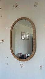 Ikea ovale rotan spiegel 76x54 cm, Huis en Inrichting, Woonaccessoires | Spiegels, Ophalen, Minder dan 50 cm, Zo goed als nieuw