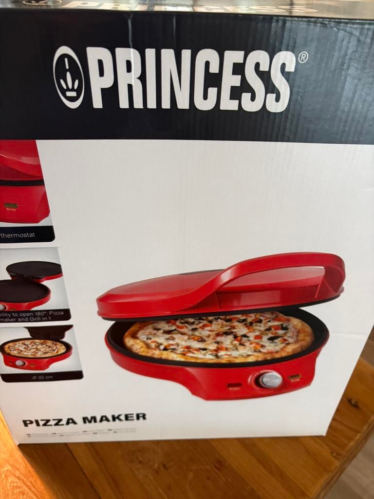Princess pizza maker nieuw in doos, Ophalen of Verzenden, Nieuw, Minder dan 4 personen