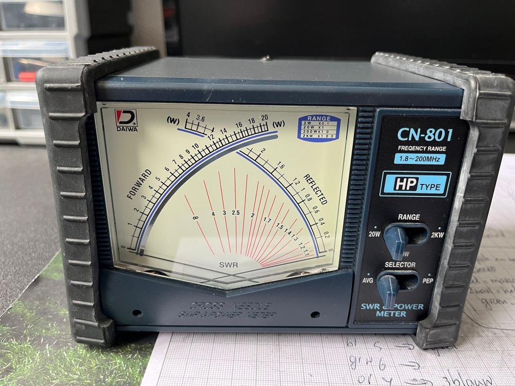 Daiwa kruisnaaldmeters, Telecommunicatie, Zenders en Ontvangers, Ophalen of Verzenden, Zo goed als nieuw