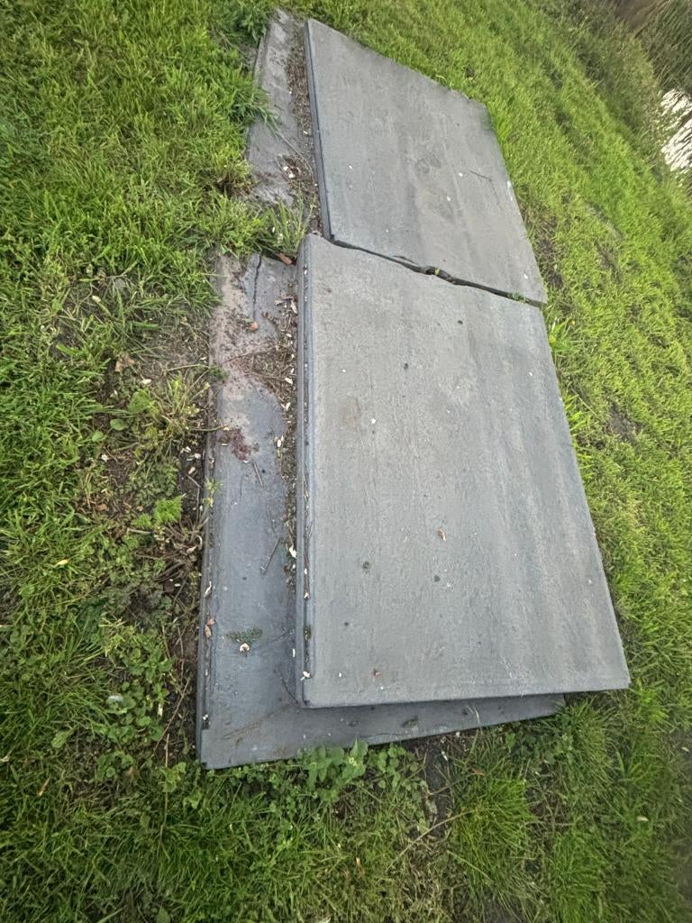 Kunststof steenschotten, Ophalen, Gebruikt, Kunststof