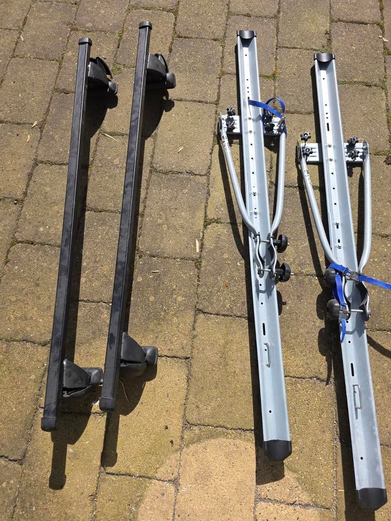 Mont Blanc dakdragers en fietsendragers, Auto diversen, Dakdragers, Ophalen of Verzenden, Gebruikt