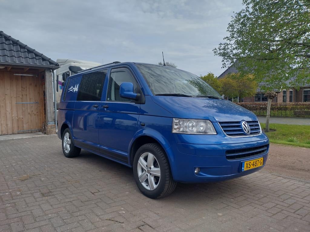 Volkswagen Camper T5 2007 Blauw, Voorwielaandrijving, Stof, Blauw, Particulier