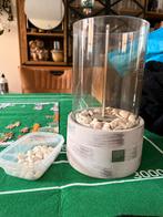 Leeff sfeerlicht/kandelaar met nieuwe steentjes, Ophalen, Zo goed als nieuw, Vrijstaande haard, Overige soorten