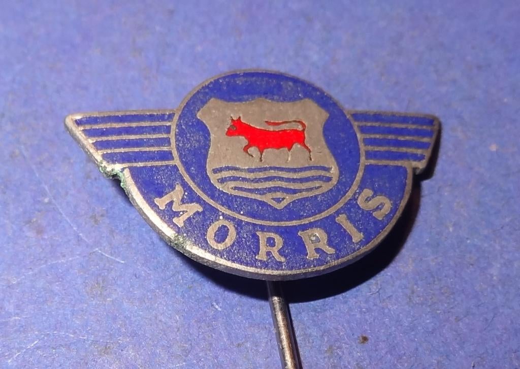 Morris Geemailleerde speldje 23 x 15 mm, Verzenden, Gebruikt, Transport, Speldje of Pin